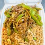 Best D12. Pepper Steak with Onion (Combo Plate) in Henderson, NV
